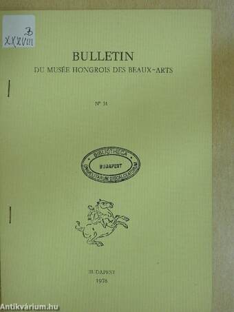 Bulletin du Musée Hongrois des Beaux-Arts 51.