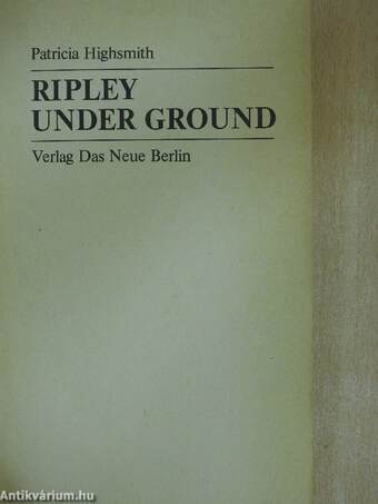 Ripley Under Ground