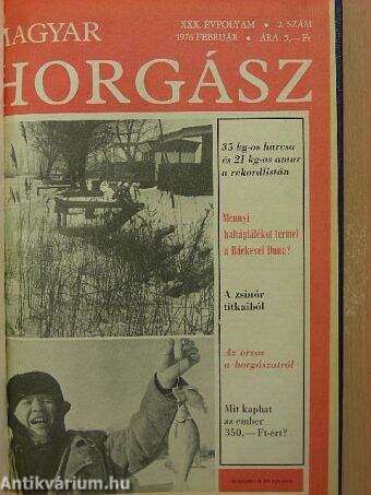 Magyar Horgász 1976. (nem teljes évfolyam)