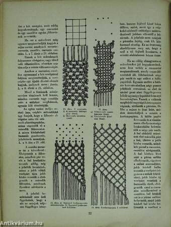 Az Uj Idők kézimunka könyve - Csomózott-, vert- és rececsipkék
