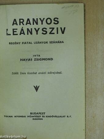 Aranyos leánysziv