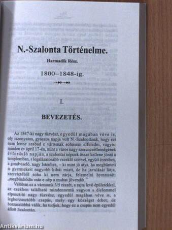 Nagy-Szalonta történelme II-III.