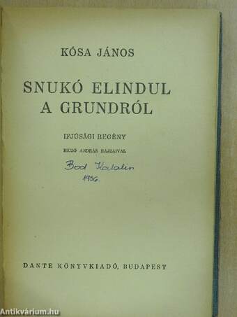 Snukó elindul a grundról