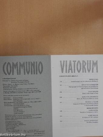 Communio Viatorum 2003/III.