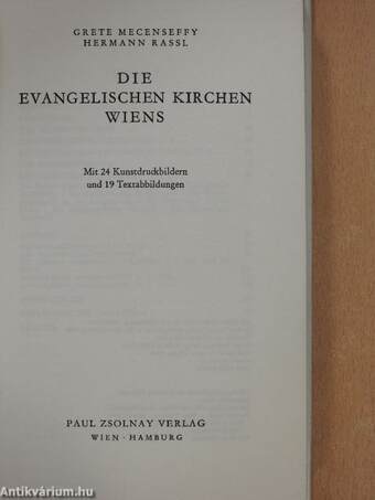 Die Evangelischen Kirchen Wiens