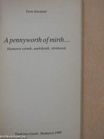 A Pennyworth of Mirth...