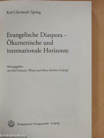 Evangelische Diaspora - Ökumenische und internationale Horizonte