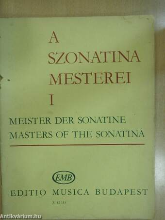 A szonatina mesterei I.