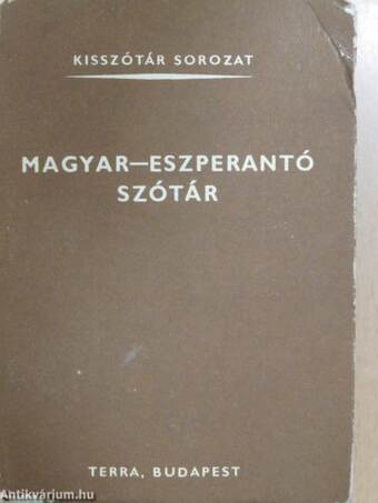 Magyar-eszperantó szótár