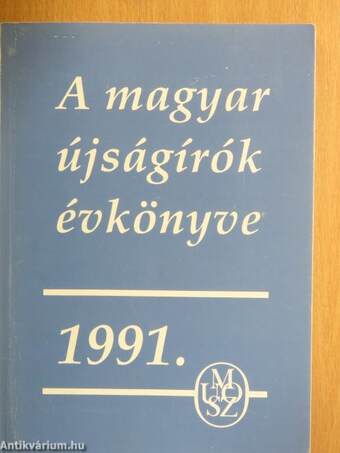 A Magyar Újságírók Évkönyve 1991