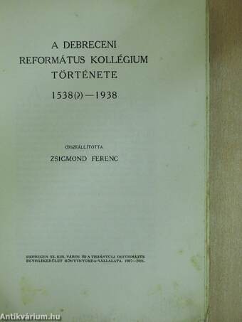 A debreceni református kollégium története