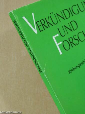 Verkündigung und Forschung 2000.