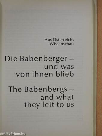 Die Babenberger - und was von ihnen blieb