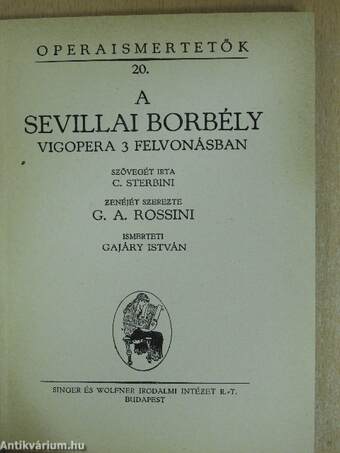 A sevillai borbély