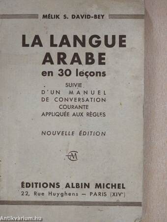 La langue arabe en 30 lecons