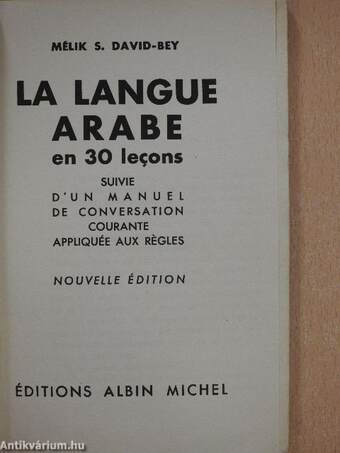 La langue arabe en 30 lecons