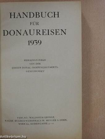 Handbuch für Donaureisen