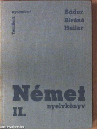 Német nyelvkönyv II.