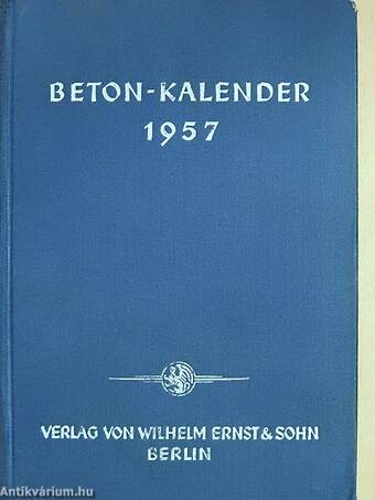 Beton-Kalender 1957. I.