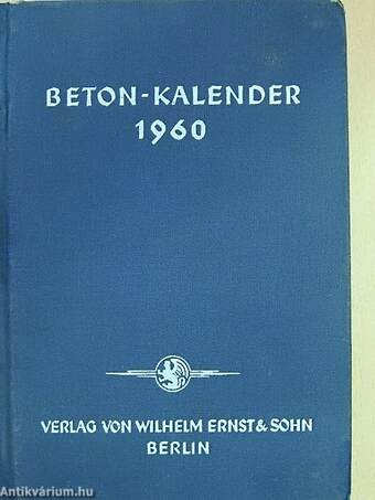 Beton-Kalender 1960. II.