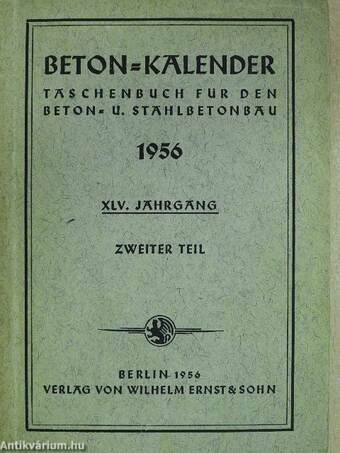 Beton-Kalender 1956. II.