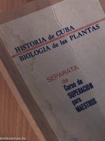 Historia de Cuba/Biologia de las Plantas