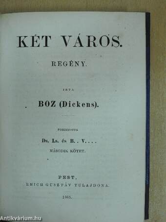 Két város I-II.