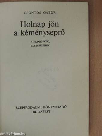 Holnap jön a kéményseprő