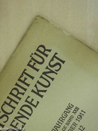 Zeitschrift für Bildende Kunst 1911. september