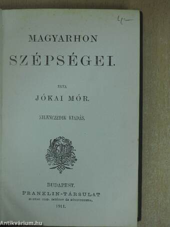 Magyarhon szépségei/A magyar előidőkből