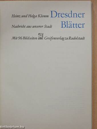 Dresdner Blätter