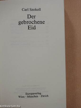 Der gebrochene Eid