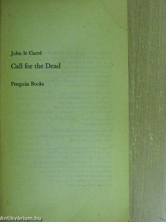 Call for the Dead