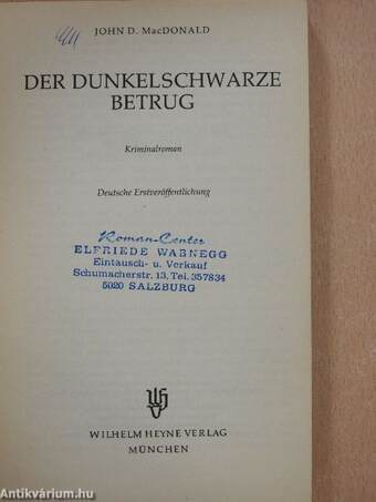 Der dunkelschwarze Betrug