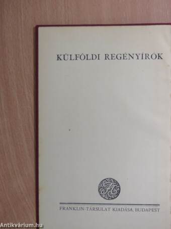 "27 kötet a Külföldi regényírók sorozatból (nem teljes sorozat)"