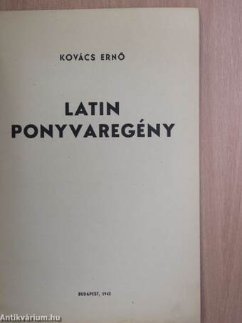 Latin ponyvaregény