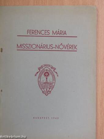 Ferences Mária Misszionárius-nővérek