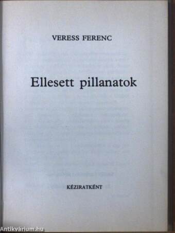 Ellesett pillanatok