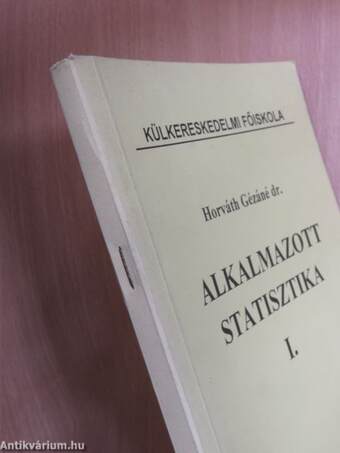 Alkalmazott statisztika I.