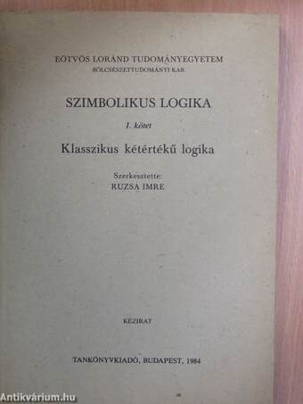 Szimbolikus logika I.