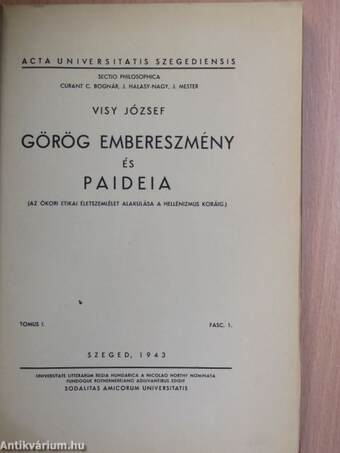 Görög embereszmény és paideia