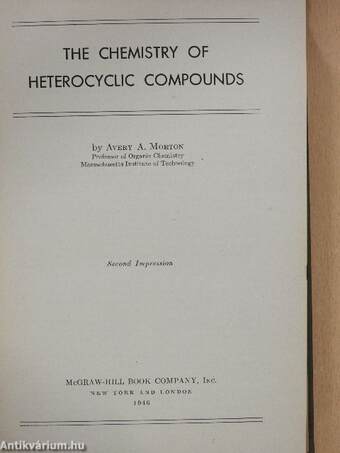 The Chemistry of Heterocyclic Compounds