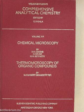 Chemical Microscopy/Thermomicroscopy of Organic Compounds