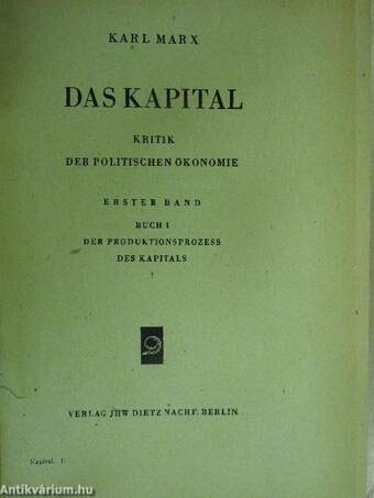 Das Kapital I-III.