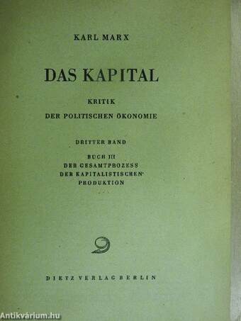 Das Kapital I-III.