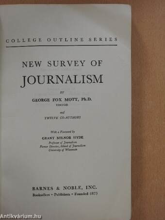 New Survey of Journalism