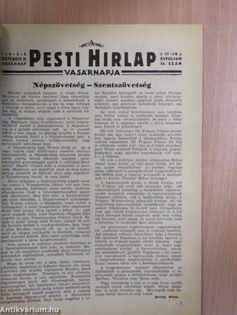 A Pesti Hirlap Vasárnapja 1935. szeptember 29.