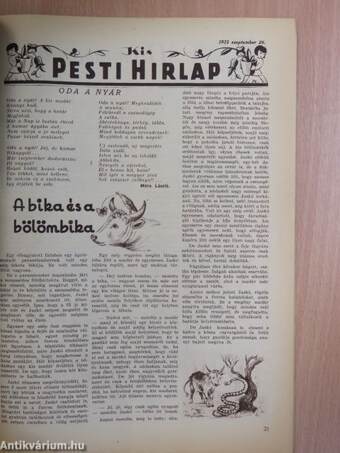 A Pesti Hirlap Vasárnapja 1935. szeptember 29.