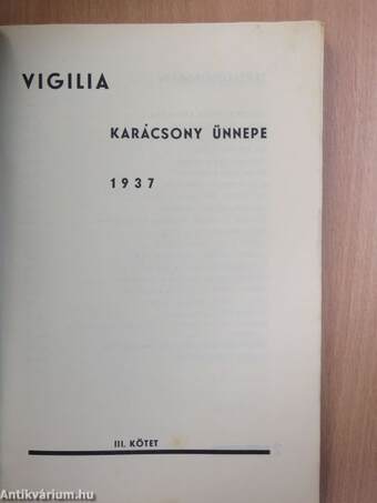 Vigilia 1937. III.