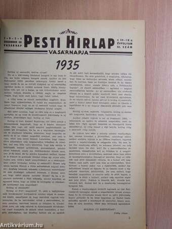 A Pesti Hirlap Vasárnapja 1934. december 30.